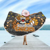 Wests Tigers Custom Beach Blanket - Team With Dot And Star Patterns For Tough Fan Beach Blanket