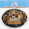 Wests Tigers Custom Beach Blanket - Team With Dot And Star Patterns For Tough Fan Beach Blanket