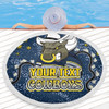 North Queensland Cowboys Custom Beach Blanket - Team With Dot And Star Patterns For Tough Fan Beach Blanket