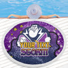 Melbourne Storm Custom Beach Blanket - Team With Dot And Star Patterns For Tough Fan Beach Blanket