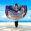 New Zealand Warriors Custom Beach Blanket - Team With Dot And Star Patterns For Tough Fan Beach Blanket