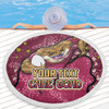 Queensland Cane Toads Custom Beach Blanket - Team With Dot And Star Patterns For Tough Fan Beach Blanket