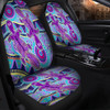 Australia Animals Platypus Aboriginal Car Seat Cover - Purple Platypus With Aboriginal Art Dot Painting Patterns Inspired Car Seat Cover