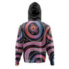 Australia Dot Painting Inspired Aboriginal Hoodie - Turtles With Dot In Aboriginal Hoodie