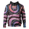 Australia Dot Painting Inspired Aboriginal Hoodie - Turtles With Dot In Aboriginal Hoodie