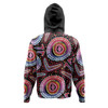 Australia Dot Painting Inspired Aboriginal Hoodie - Boomerang From Aboriginal Art Hoodie