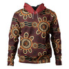 Australia Dot Painting Inspired Aboriginal Hoodie - Aboriginal Dot Pattern Painting Art Hoodie
