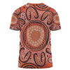 Australia Dot Painting Inspired Aboriginal T-shirt - Big Flower Painting With Aboriginal Dot T-shirt