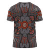 Australia Dot Painting Inspired Aboriginal T-shirt - Aboriginal Dot Indigenous Art Inspired T-shirt