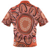 Australia Dot Painting Inspired Aboriginal Hawaiian Shirt - Big Flower Painting With Aboriginal Dot Hawaiian Shirt