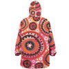 Australia Dot Painting Inspired Aboriginal Snug Hoodie - Circle In The Aboriginal Dot Art Style Snug Hoodie