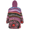 Australia Dot Painting Inspired Aboriginal Snug Hoodie - Aboriginal Color Dot Inspired Snug Hoodie