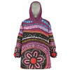 Australia Dot Painting Inspired Aboriginal Snug Hoodie - Aboriginal Color Dot Inspired Snug Hoodie