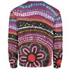 Australia Dot Painting Inspired Aboriginal Sweatshirt - Aboriginal Color Dot Inspired Sweatshirt