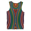 Australia Dot Painting Inspired Aboriginal Men Singlet - Dot Color In The Aboriginal Style Men Singlet