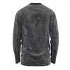 Australia Dot Painting Inspired Aboriginal Long Sleeve T-shirt - Aboriginal Dot Grey Art With Animals Long Sleeve T-shirt