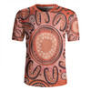 Australia Dot Painting Inspired Aboriginal Rugby Jersey - Big Flower Painting With Aboriginal Dot Rugby Jersey