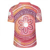 Australia Dot Painting Inspired Aboriginal Rugby Jersey - Aboriginal Style Dot Rugby Jersey