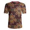 Australia Dot Painting Inspired Aboriginal Rugby Jersey - Aboriginal Dot Pattern Painting Art Rugby Jersey