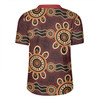 Australia Dot Painting Inspired Aboriginal Rugby Jersey - Aboriginal Dot Pattern Painting Art Rugby Jersey