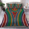 Australia Dot Painting Inspired Aboriginal Bedding Set - Dot Color In The Aboriginal Style Bedding Set