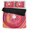 Australia Dot Painting Inspired Aboriginal Bedding Set - Aboriginal Style Dot Bedding Set