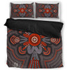 Australia Dot Painting Inspired Aboriginal Bedding Set - Aboriginal Dot Indigenous Art Inspired Bedding Set