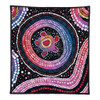 Australia Dot Painting Inspired Aboriginal Quilt - Turtles With Dot In Aboriginal Quilt