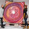 Australia Dot Painting Inspired Aboriginal Quilt - Aboriginal Style Dot Quilt