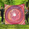 Australia Dot Painting Inspired Aboriginal Quilt - Aboriginal Style Dot Quilt