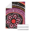 Australia Dot Painting Inspired Aboriginal Blanket - Aboriginal Color Dot Inspired Blanket