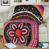 Australia Dot Painting Inspired Aboriginal Blanket - Aboriginal Color Dot Inspired Blanket