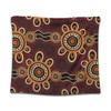 Australia Dot Painting Inspired Aboriginal Tapestry - Aboriginal Dot Pattern Painting Art Tapestry