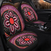 Australia Dot Painting Inspired Aboriginal Car Seat Cover - Aboriginal Color Dot Inspired Car Seat Cover