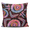 Australia Dot Painting Inspired Aboriginal Pillow Cases - Boomerang From Aboriginal Art Pillow Cases