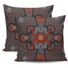 Australia Dot Painting Inspired Aboriginal Pillow Cases - Aboriginal Dot Indigenous Art Inspired Pillow Cases