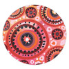 Australia Dot Painting Inspired Aboriginal Round Rug - Circle In The Aboriginal Dot Art Style Round Rug