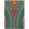 Australia Dot Painting Inspired Aboriginal Area Rug - Dot Color In The Aboriginal Style Area Rug