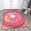 Australia Dot Painting Inspired Aboriginal Area Rug - Aboriginal Style Dot Area Rug