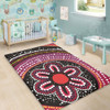 Australia Dot Painting Inspired Aboriginal Area Rug - Aboriginal Color Dot Inspired Area Rug