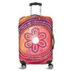 Australia Dot Painting Inspired Aboriginal Luggage Cover - Aboriginal Style Dot Luggage Cover