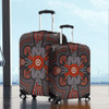 Australia Dot Painting Inspired Aboriginal Luggage Cover - Aboriginal Dot Indigenous Art Inspired Luggage Cover