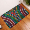 Australia Dot Painting Inspired Aboriginal Doormat - Dot Color In The Aboriginal Style Doormat