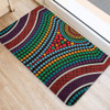 Australia Dot Painting Inspired Aboriginal Doormat - Dot Color In The Aboriginal Style Doormat