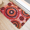 Australia Dot Painting Inspired Aboriginal Doormat - Circle In The Aboriginal Dot Art Style Doormat