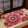 Australia Dot Painting Inspired Aboriginal Doormat - Circle In The Aboriginal Dot Art Style Doormat