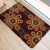 Australia Dot Painting Inspired Aboriginal Doormat - Aboriginal Dot Pattern Painting Art Doormat