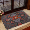 Australia Dot Painting Inspired Aboriginal Doormat - Aboriginal Dot Indigenous Art Inspired Doormat