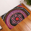 Australia Dot Painting Inspired Aboriginal Doormat - Aboriginal Color Dot Inspired Doormat