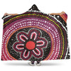 Australia Dot Painting Inspired Aboriginal Hooded Blanket - Aboriginal Color Dot Inspired Hooded Blanket